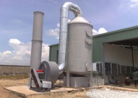 Sơ đồ công nghệ xử lý khí thải