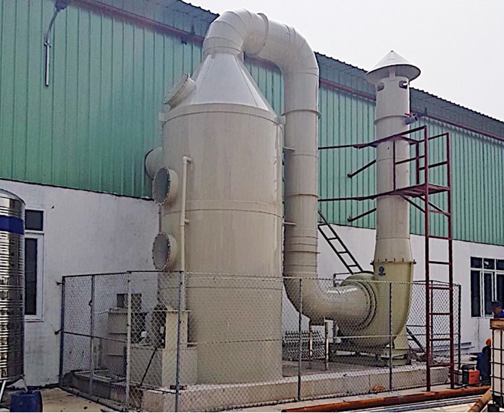 Lắp đặt hệ thống xử lý mùi acid